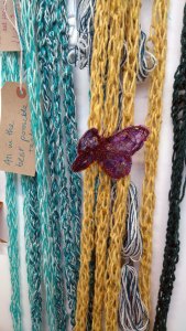 Fingerknitting for the Den project